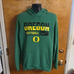 Apple Nike Club Cotton Fleece Oregon Softball & O Hood Size Large